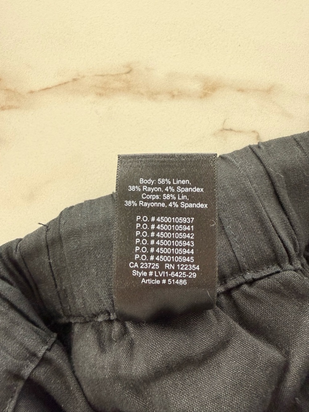 Babaton Linen Drawstring Pants - Picture 4 of 4